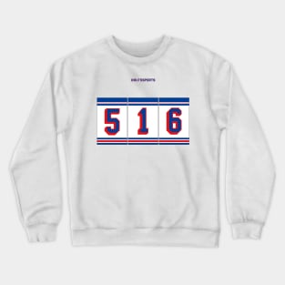 Rep your Area Code (NYR 516) Crewneck Sweatshirt